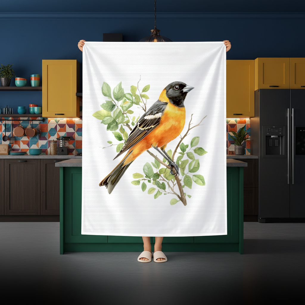 Baltimore Oriole on Branch 