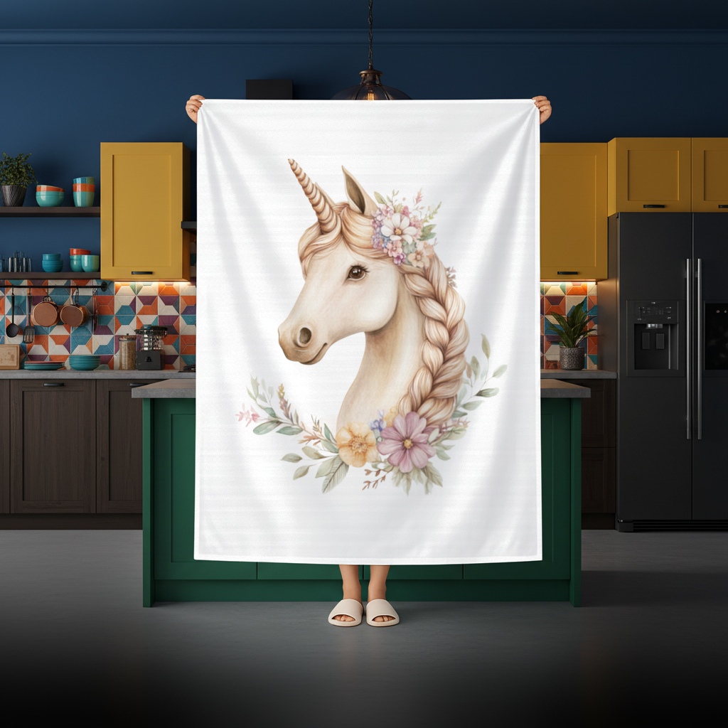 Cottagecore Floral Unicorn 