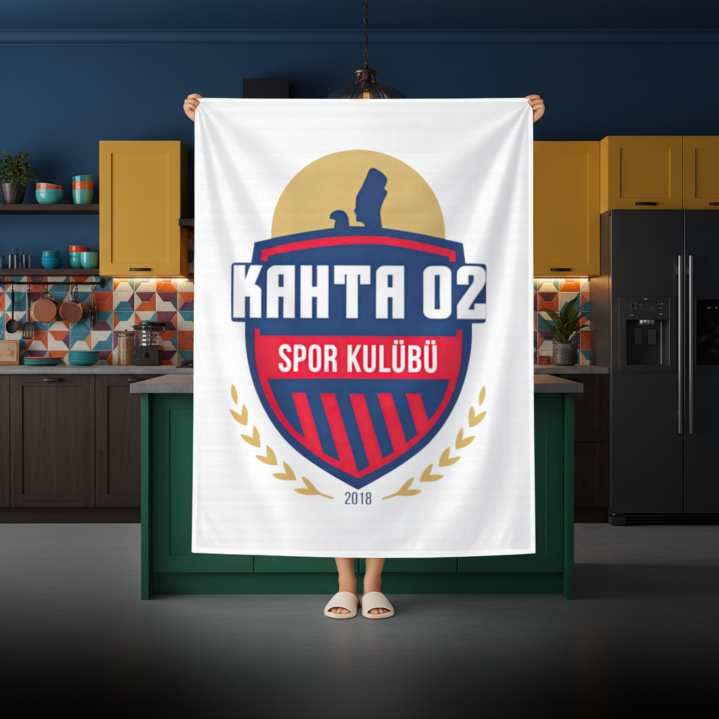 Kahta 02 Spor Kulübü Arması Masa Örtüsü