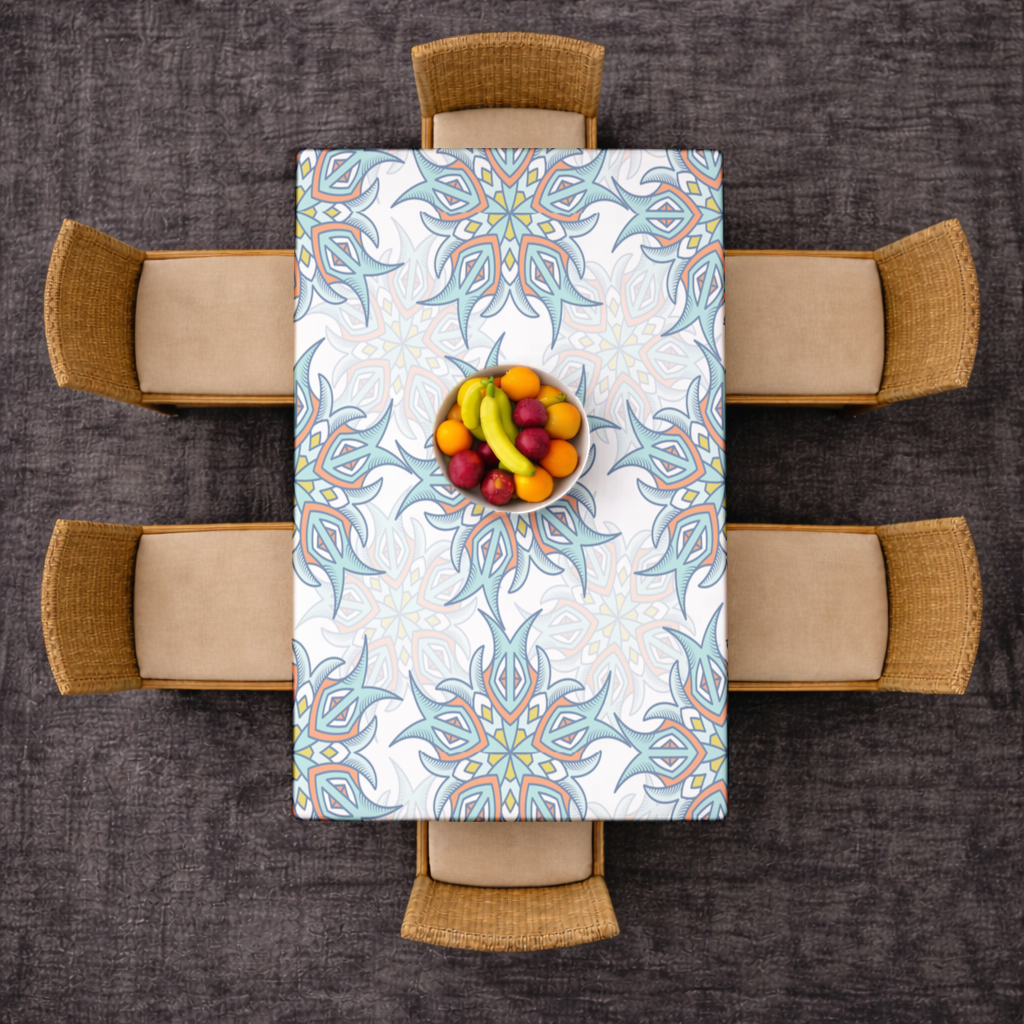 An abstract visual Rectangular Tablecloth