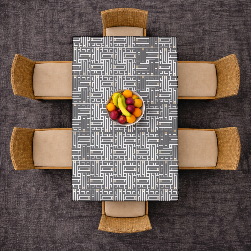 Kufi yazı- Elif Rectangular Tablecloth