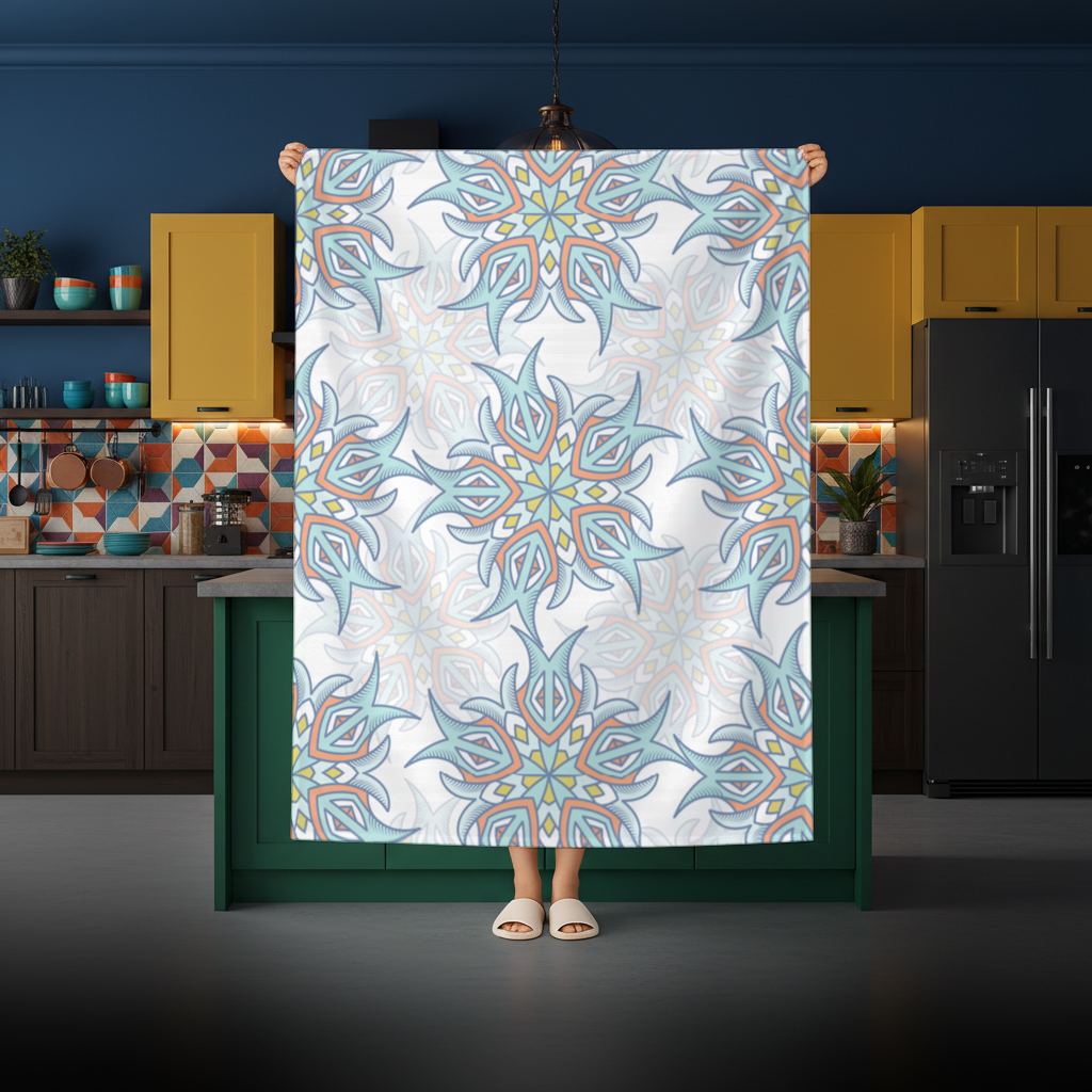 An abstract visual Rectangular Tablecloth