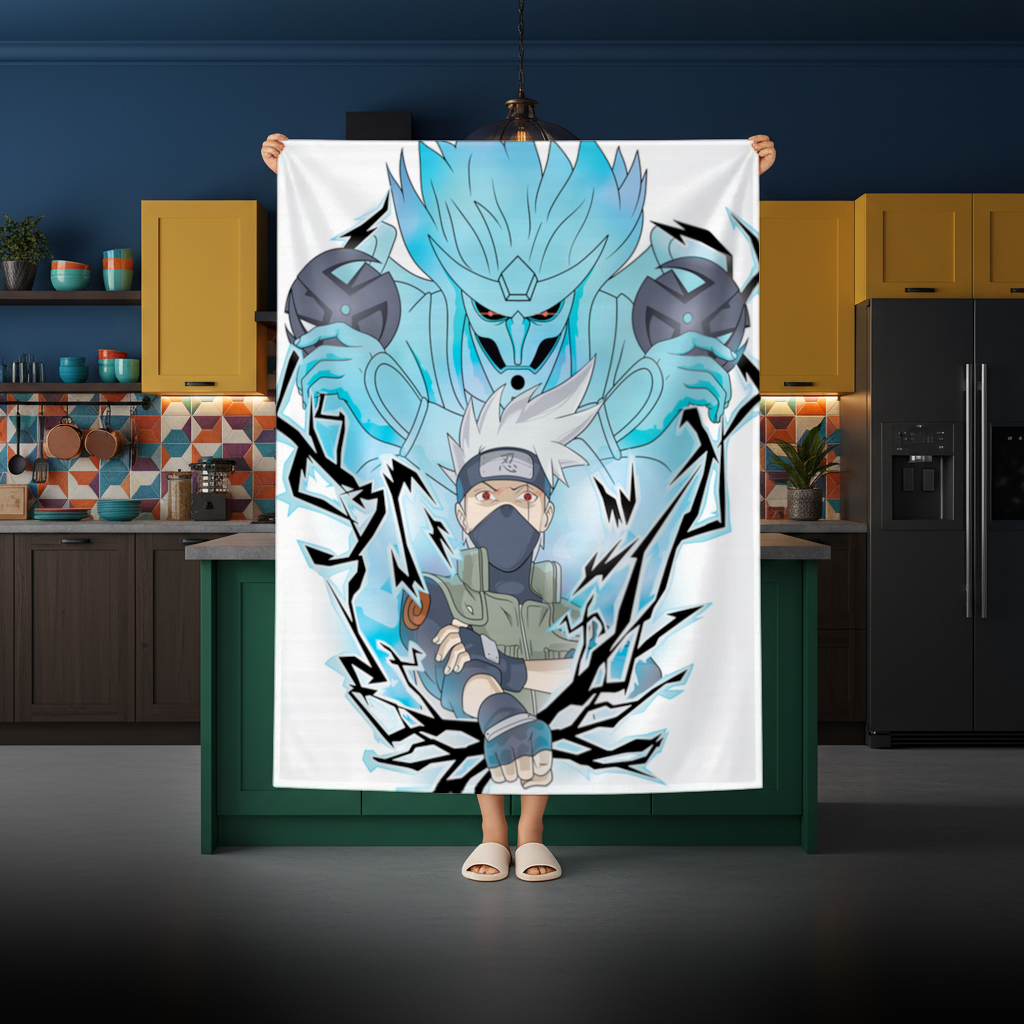 Kakashi Hatake  The Copy Ninja of the Leaf Rectangular Tablecloth