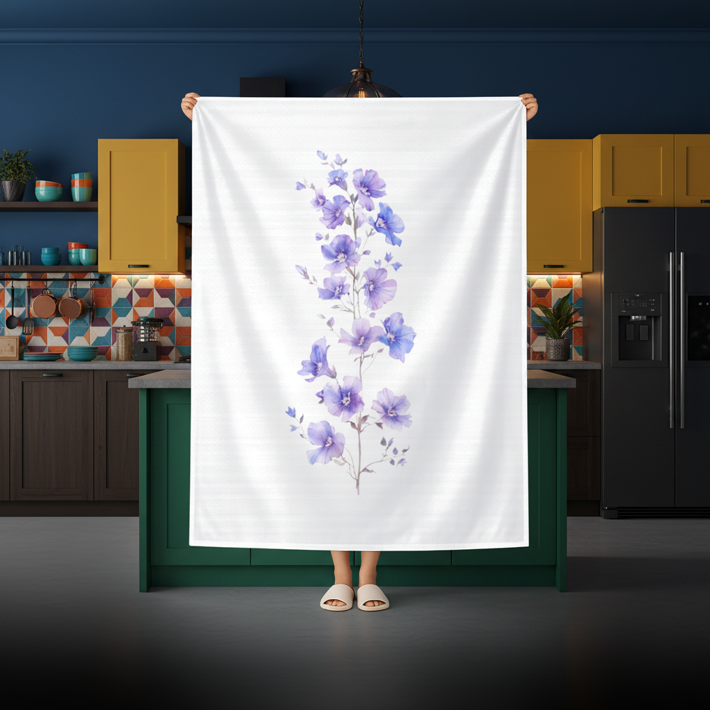 Delicate Blue Flax Wildflowers 