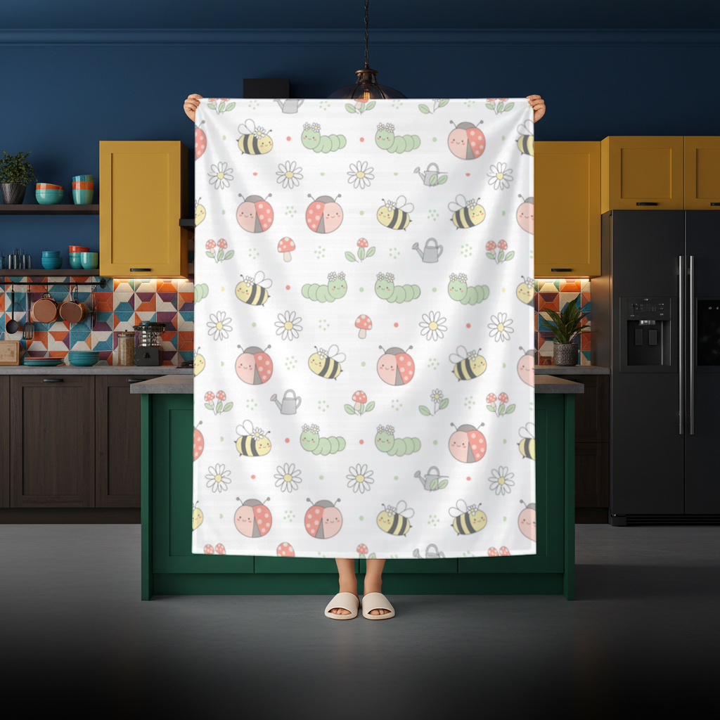 Cute Garden Bugs Pattern