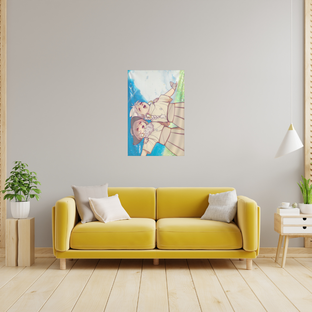 Sky Children of the Light Characters Wall Tapestry