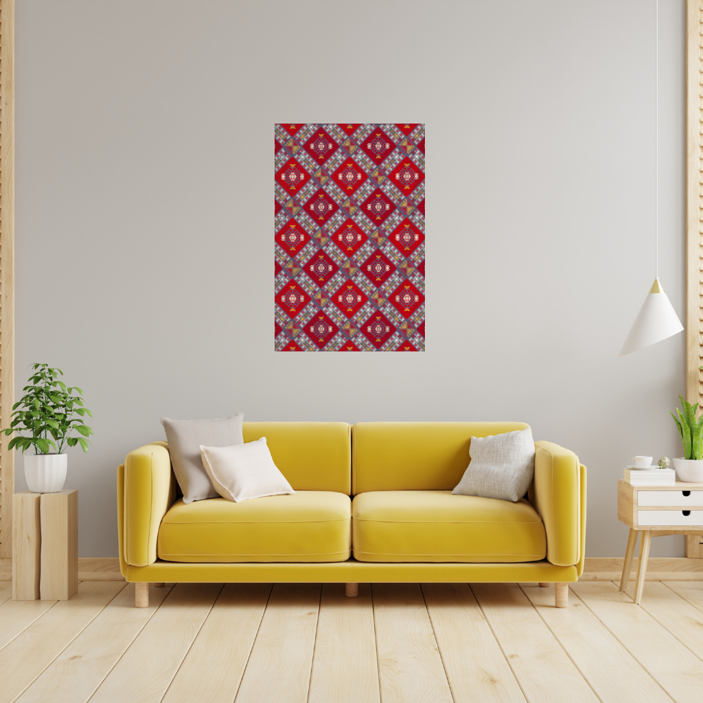 Traditional Kilim Pattern Motif 