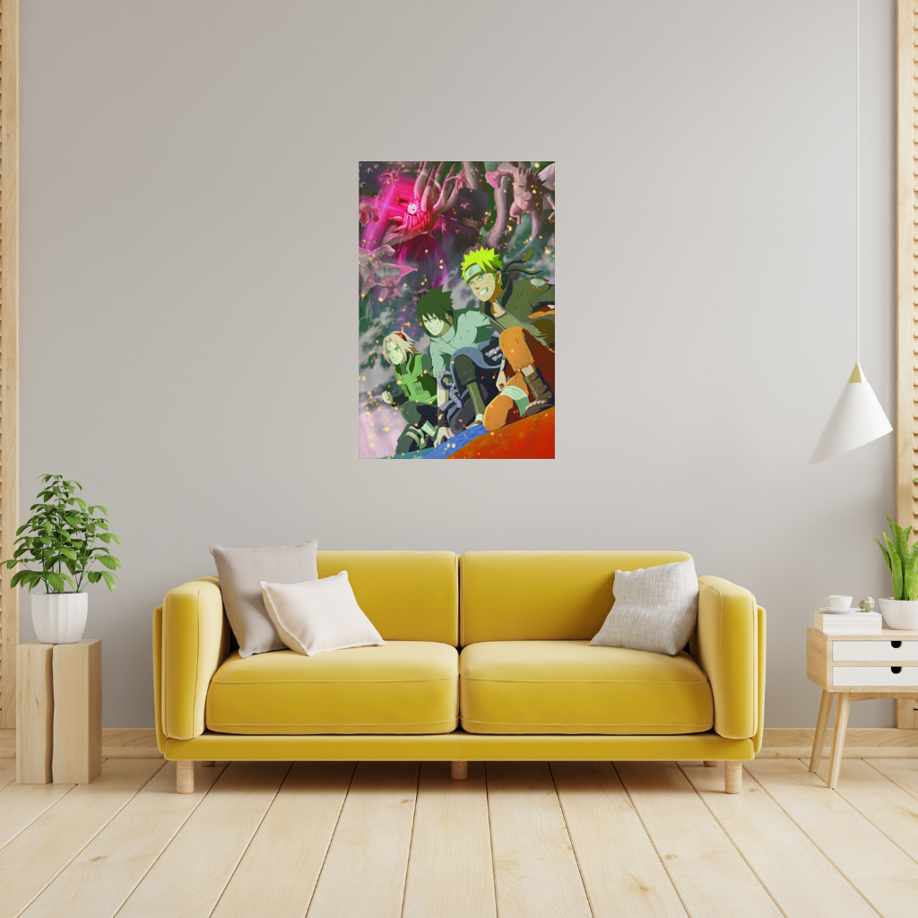 Ninja Takımı Dev Yaratık Savaşı Duvar Örtüsü