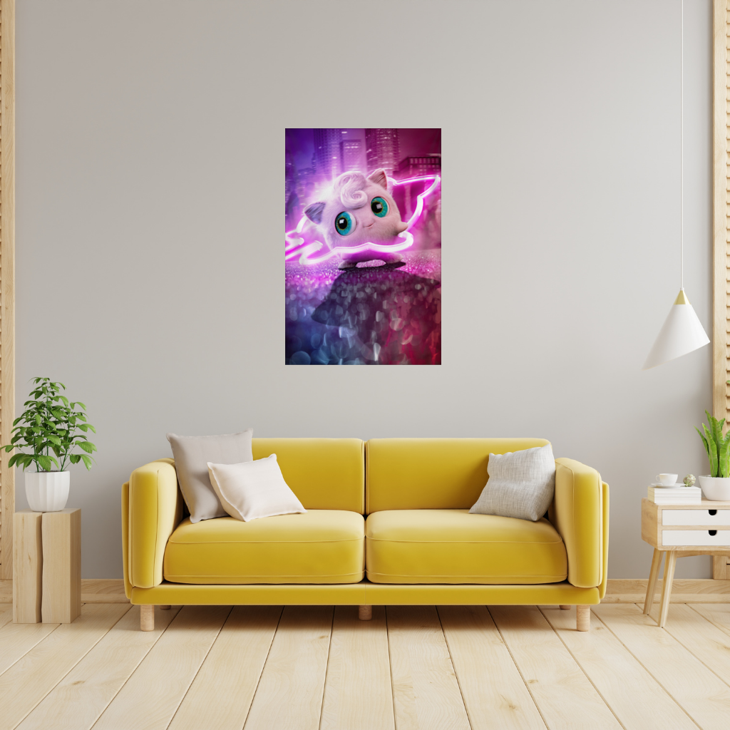 Cyberpunk Pink Fluffy Creature 