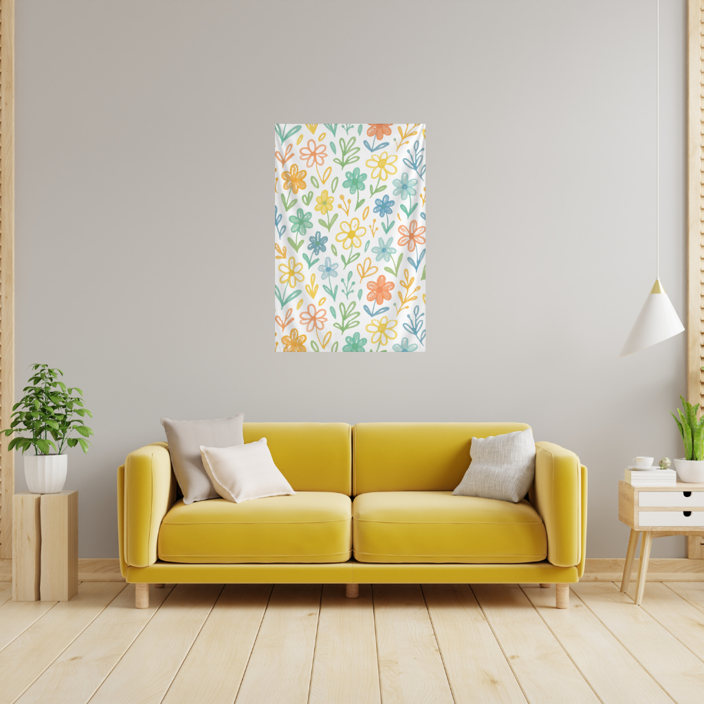 Colorful Boho Wildflowers 