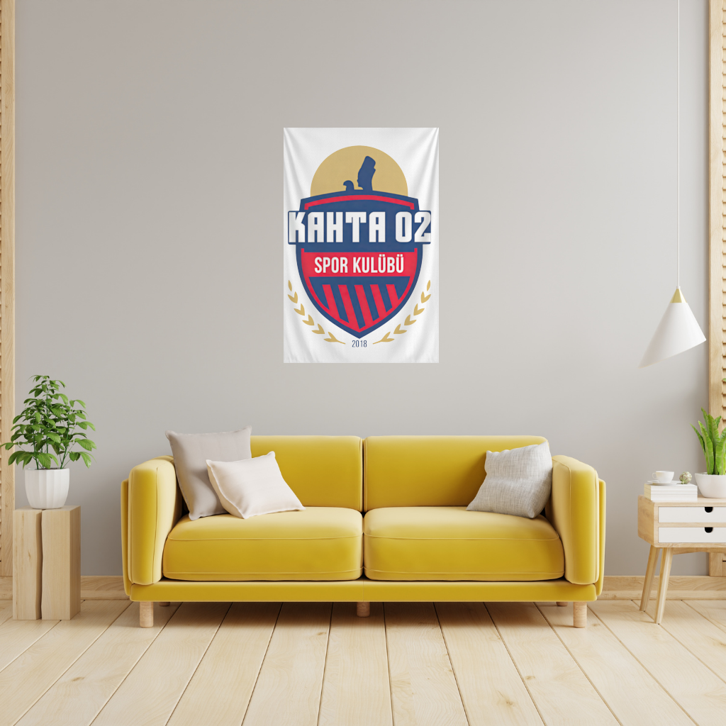 Kahta 02 Spor Kulübü Crest Wall Tapestry