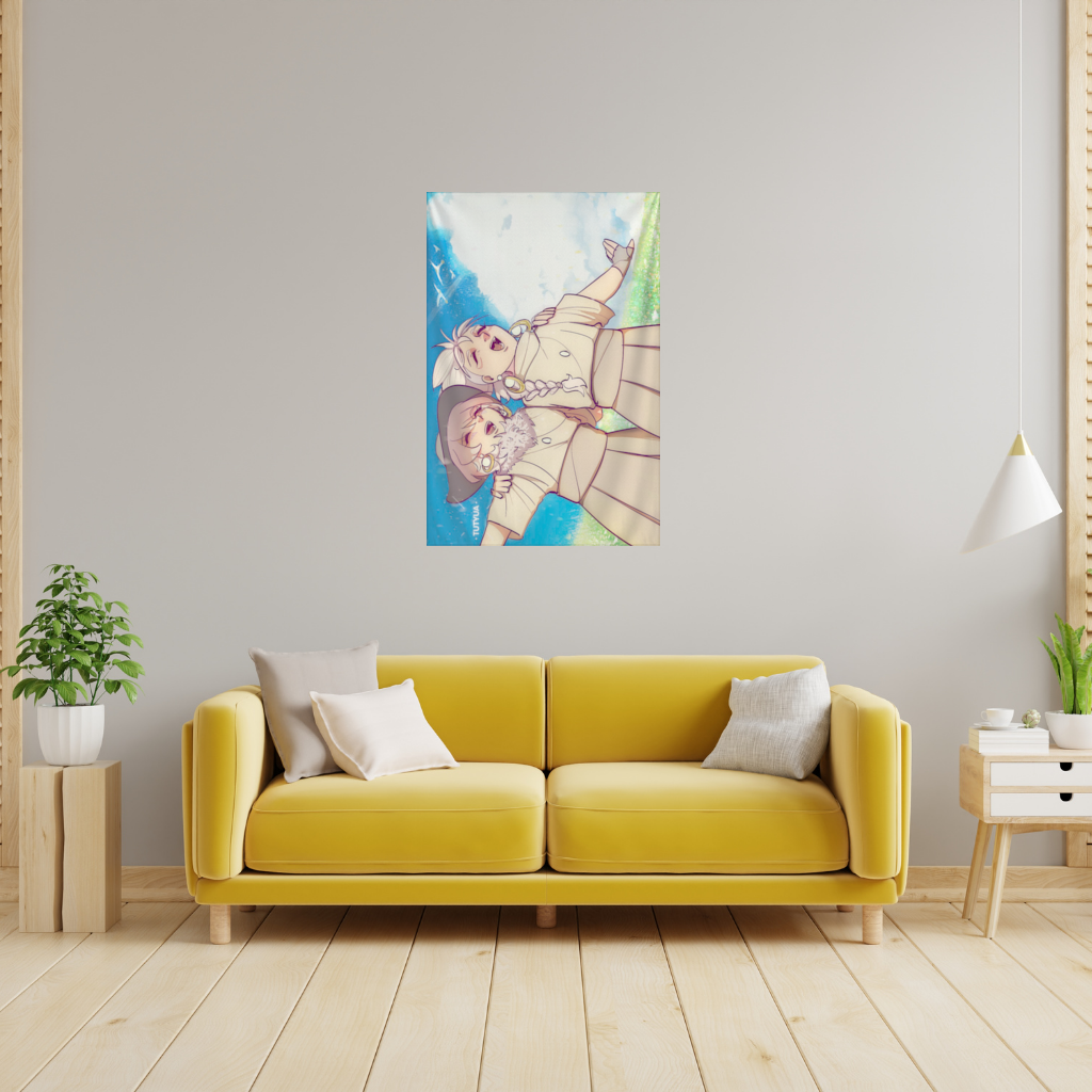 Sky Children of the Light Characters Wall Tapestry