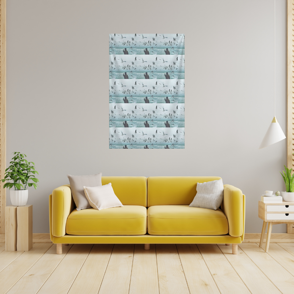 Sea and Birds A Design Interpretation of Freedom Wall Tapestry