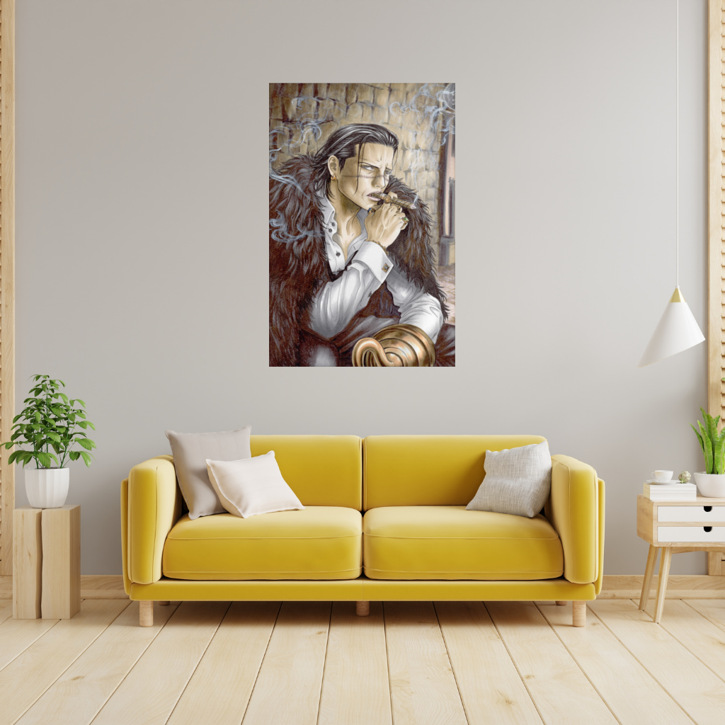 Mysterious Mafia Boss with Gold Hook 