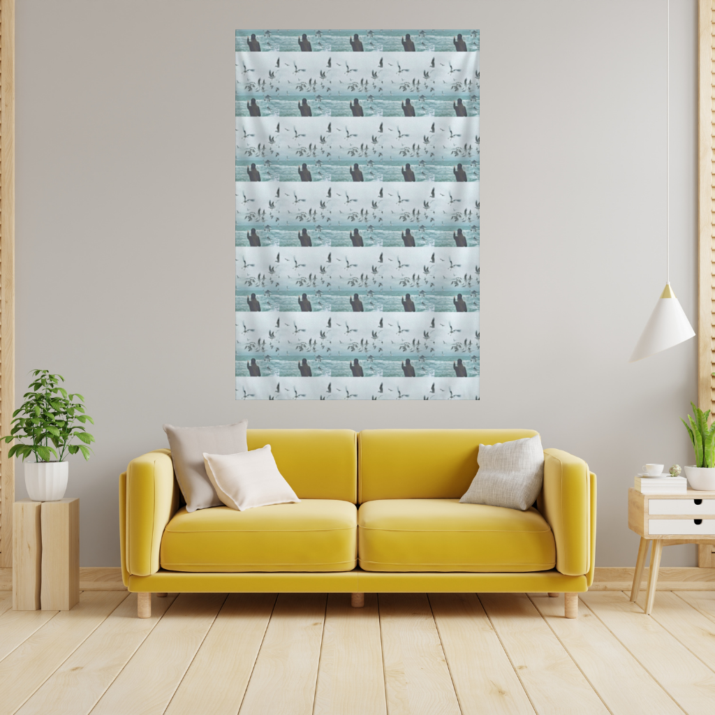 Sea and Birds A Design Interpretation of Freedom Wall Tapestry