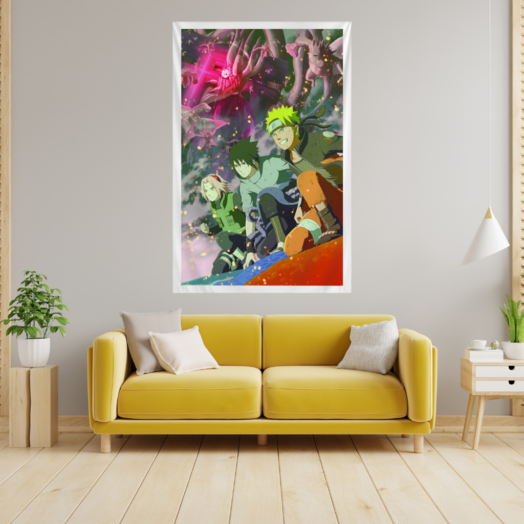 Ninja Takımı Dev Yaratık Savaşı Duvar Örtüsü