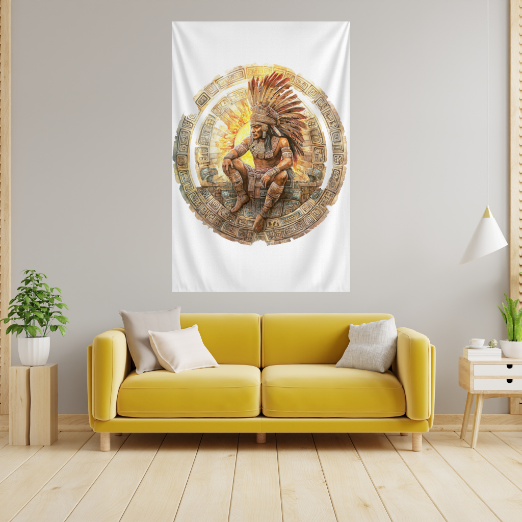 Ancient Aztec Sun Warrior