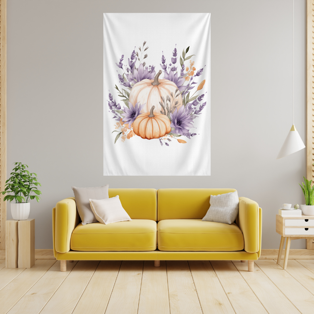 Lavender and Pumpkin Autumn Bouquet 