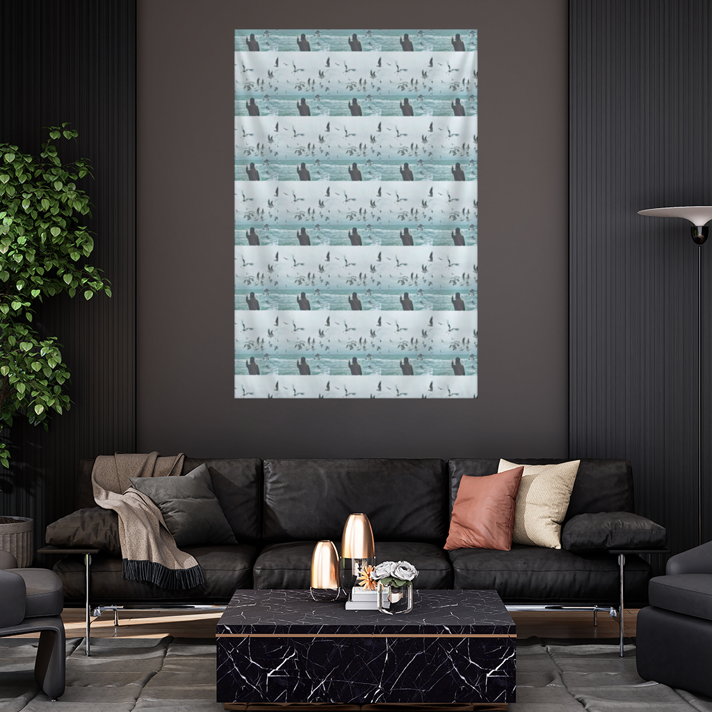 Sea and Birds A Design Interpretation of Freedom Wall Tapestry