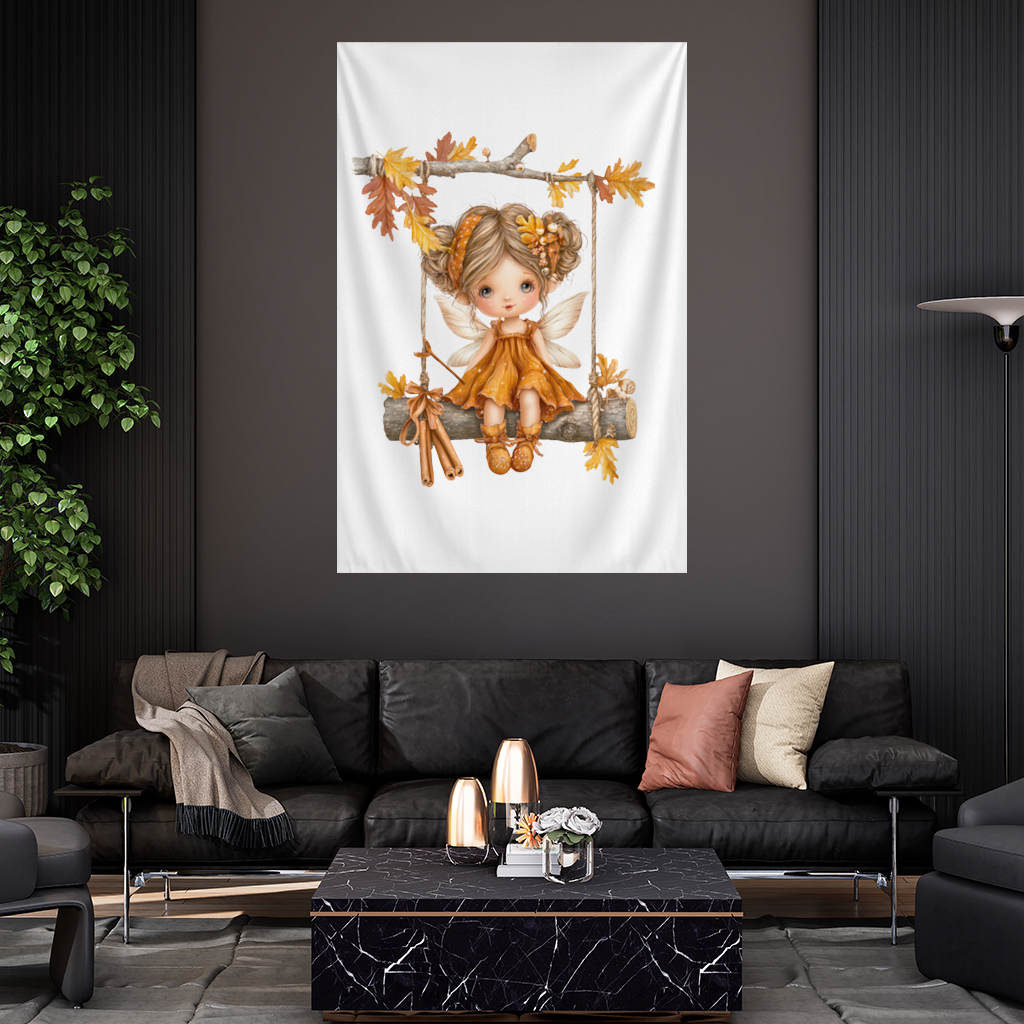 Sevimli Sonbahar Orman Perisi Duvar Örtüsü