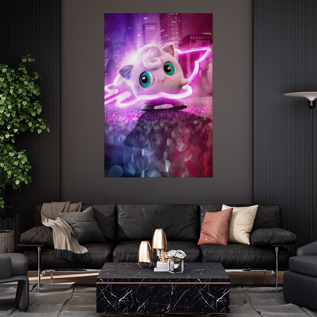 Cyberpunk Pink Fluffy Creature 