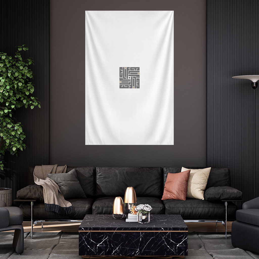 Kufi yazı- Elif Wall Tapestry