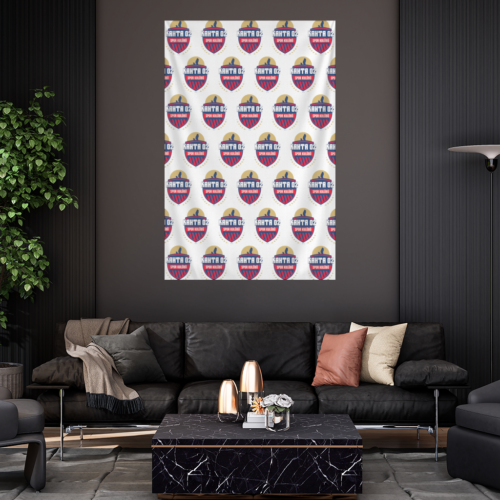Kahta 02 Spor Kulübü Grid Wall Tapestry