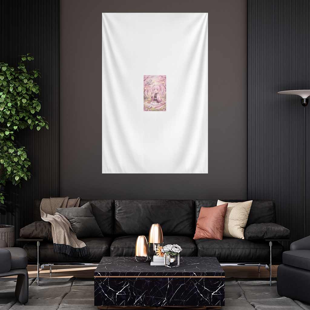 Hanami hokiralı halı Wall Tapestry