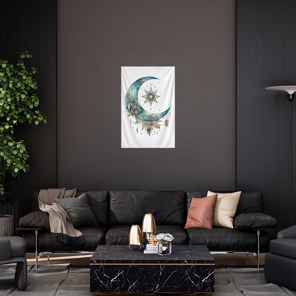 Boho Celestial Sun and Moon 