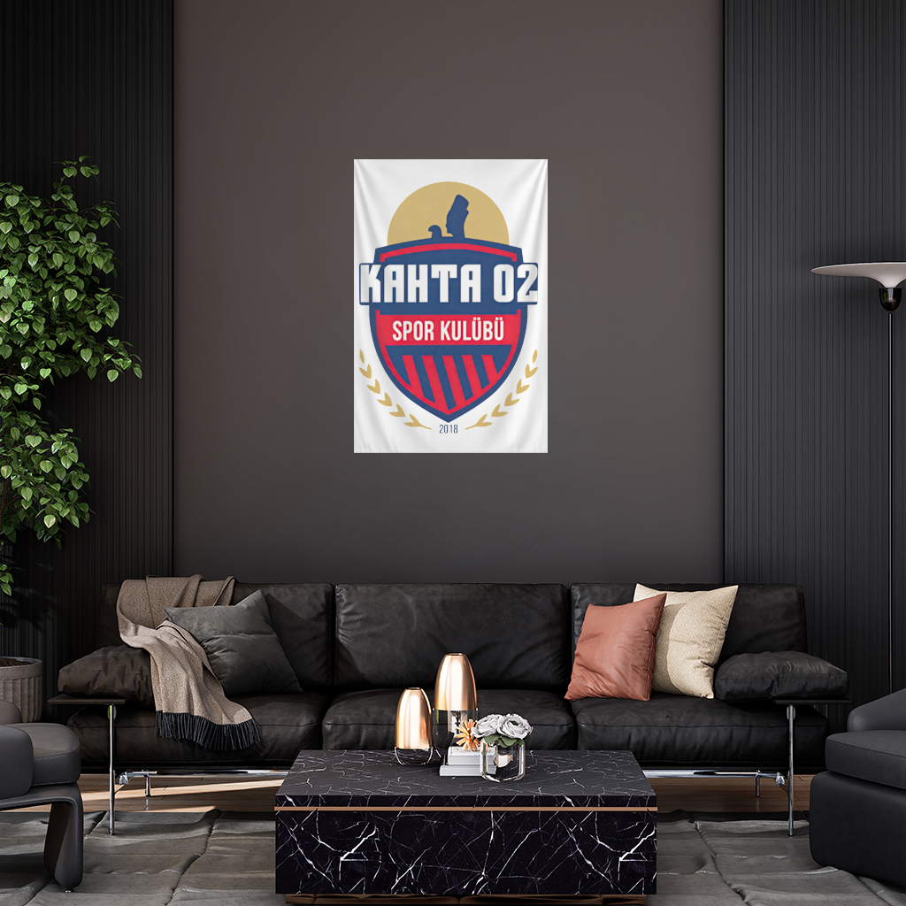 Kahta 02 Spor Kulübü Crest Wall Tapestry