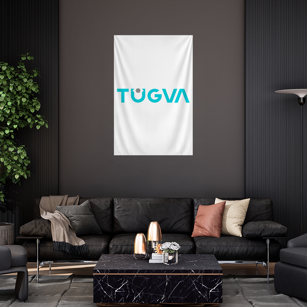 Tügva logo test ürünleri Wall Tapestry