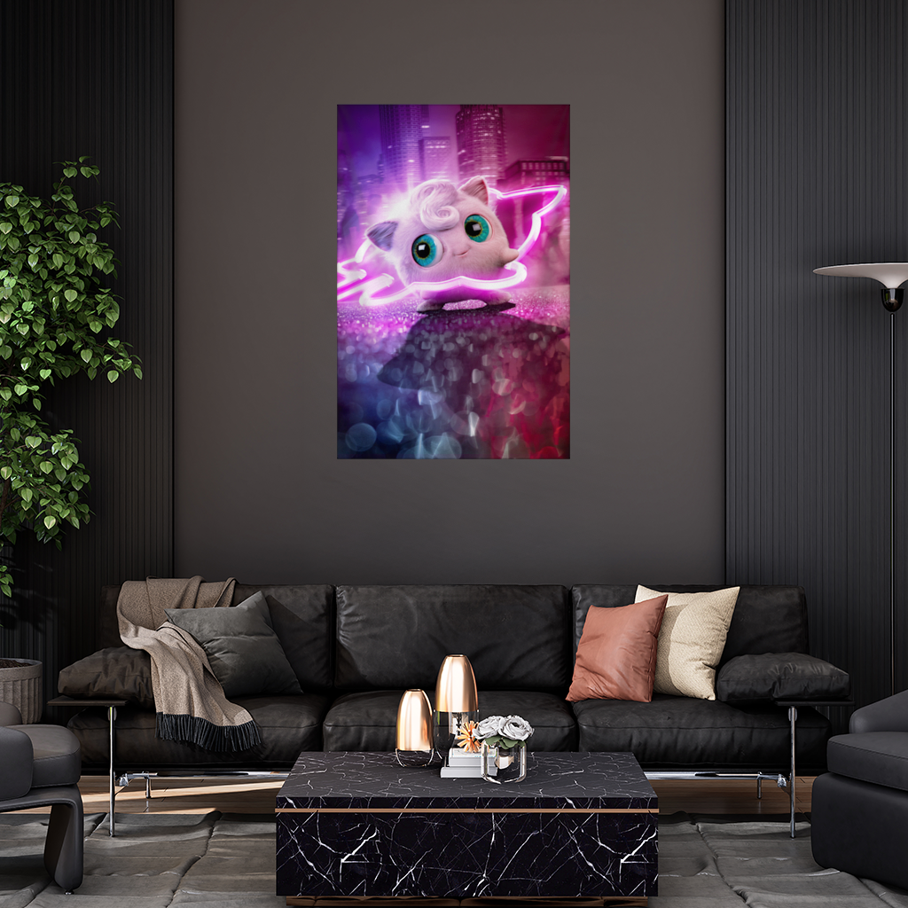 Cyberpunk Pink Fluffy Creature 