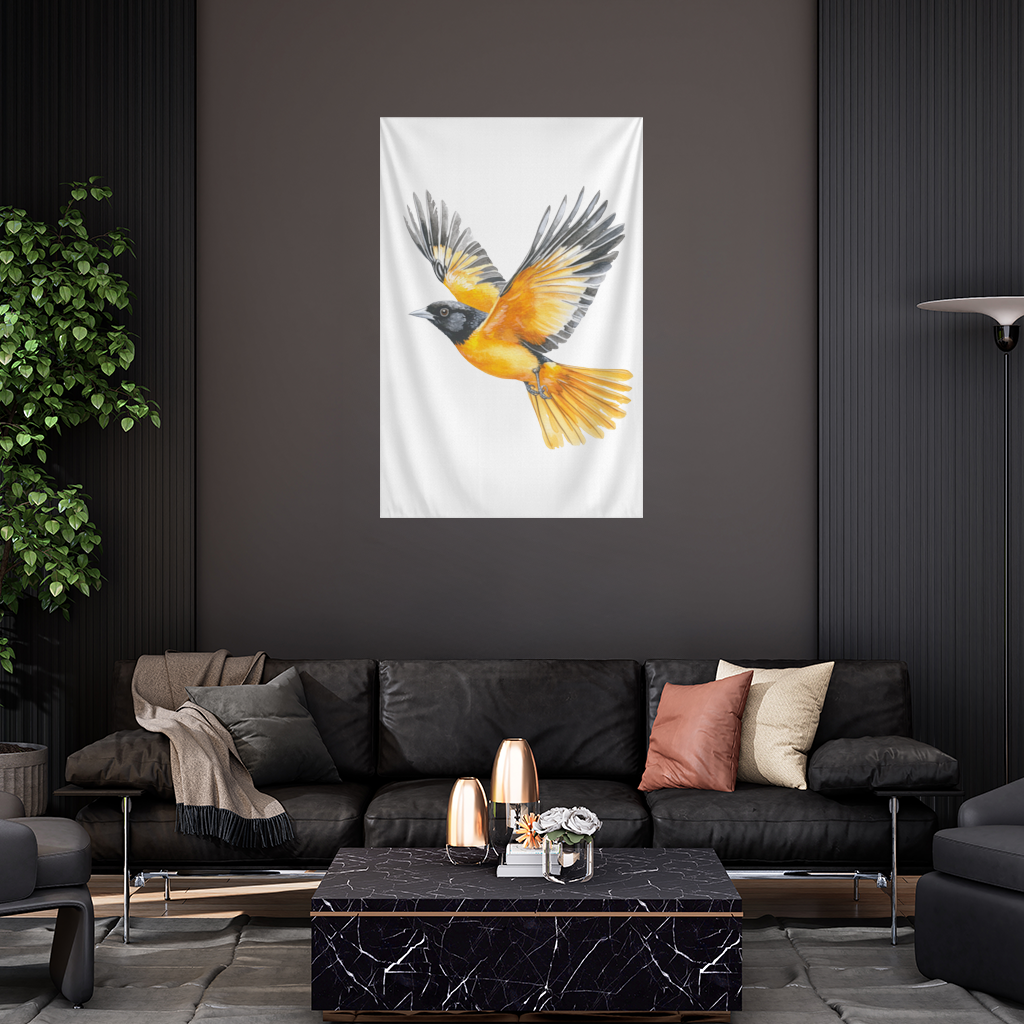 Watercolor Baltimore Oriole 