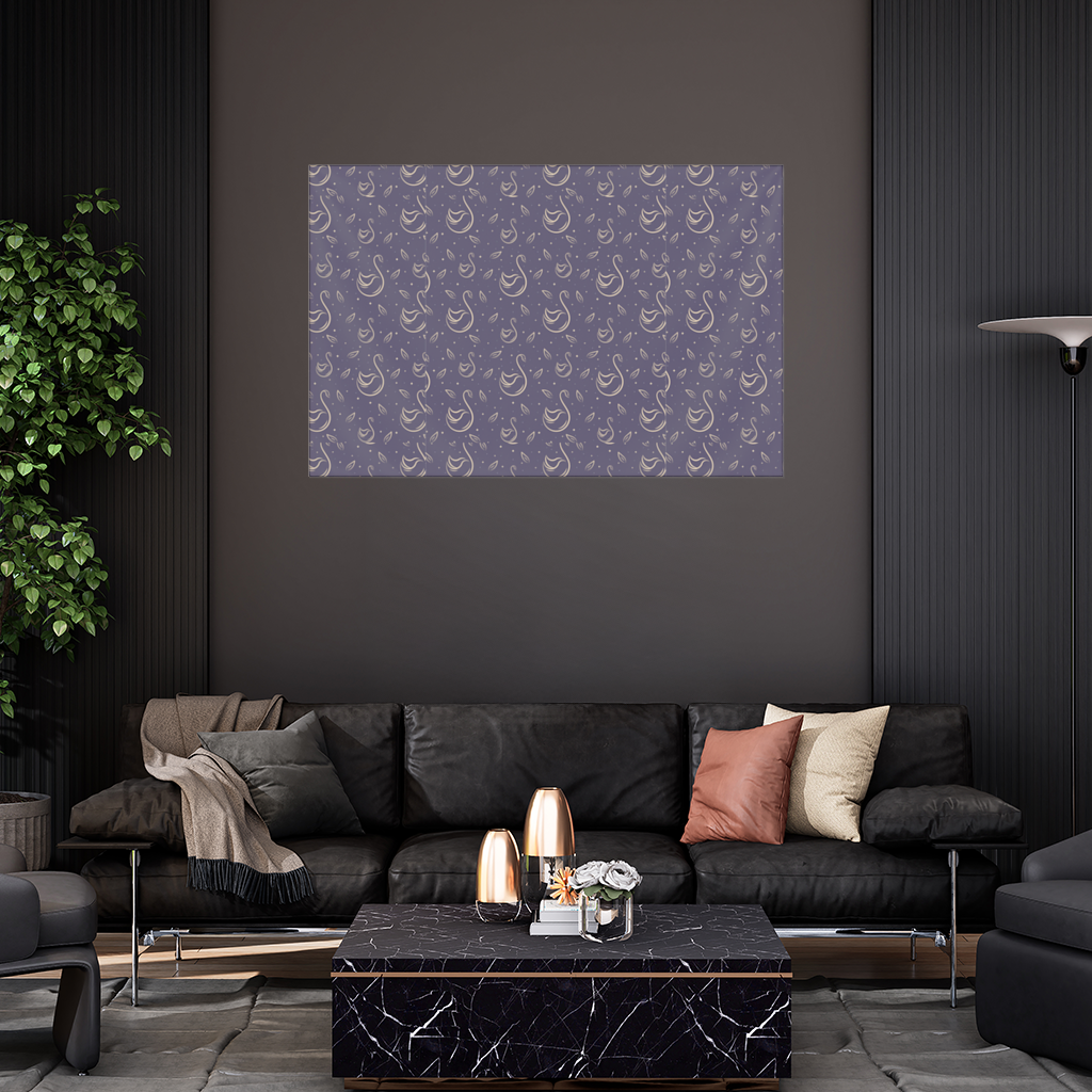 kuğu pattern deseni Wall Tapestry