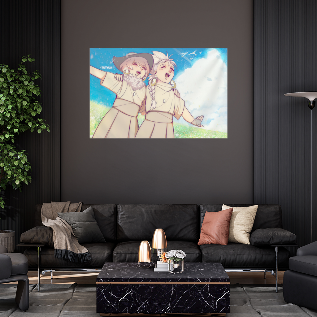 Sky Children of the Light Characters Wall Tapestry