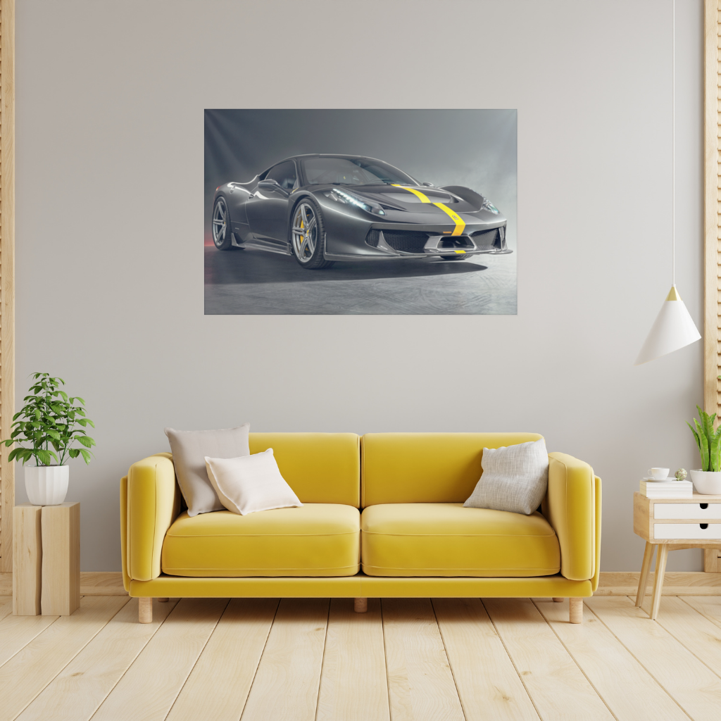 Ferrari 458 Italia Special Carbon Fiber Edition Wall Tapestry