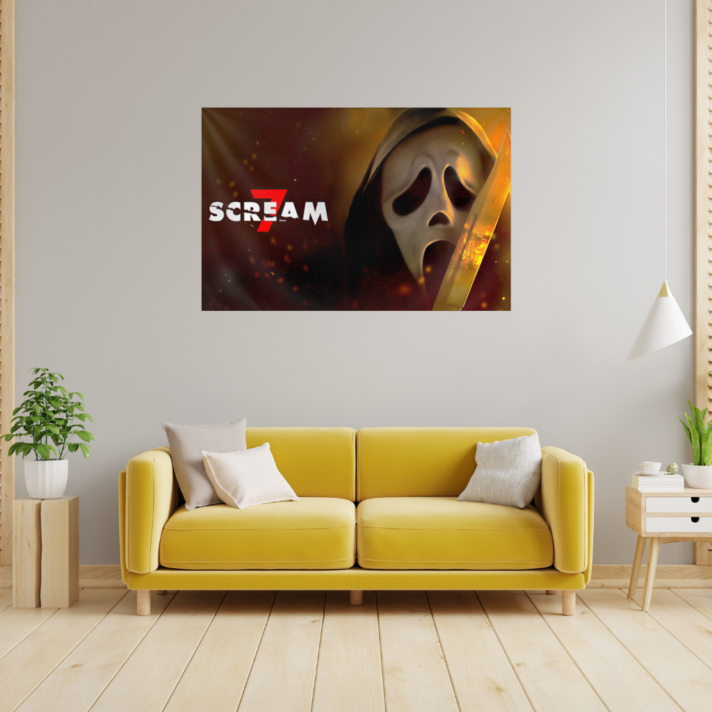 Horror Movie Ghost Fan Art Wall Tapestry