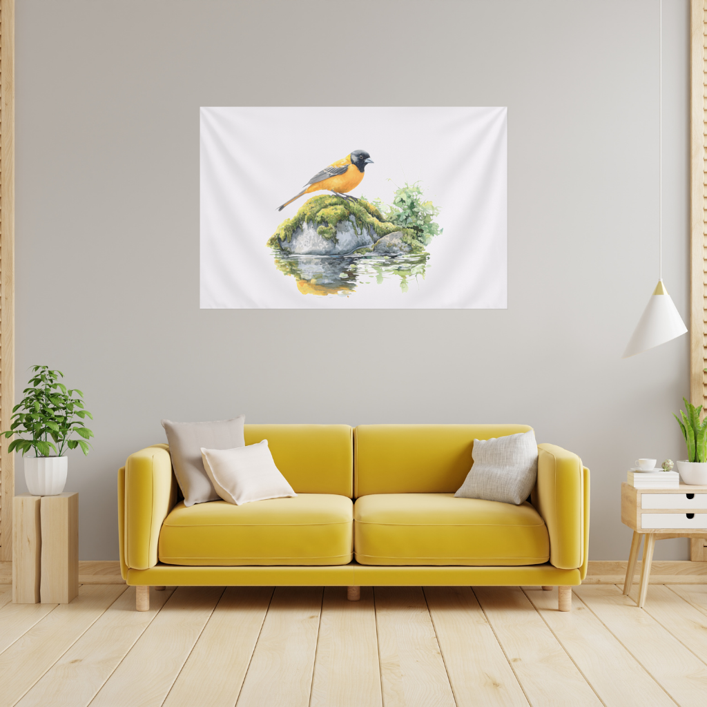 Orange Baltimore Oriole Bird 