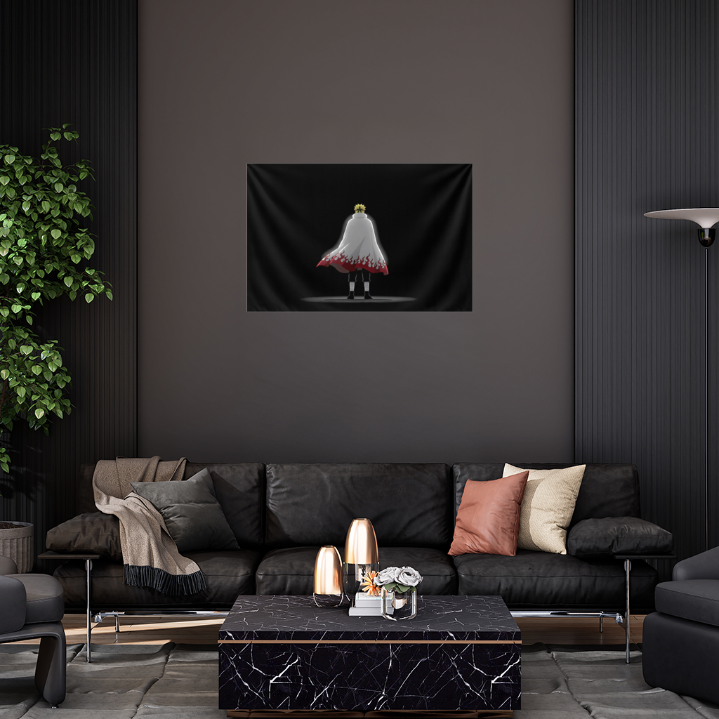 Power from Darkness Naruto Uzumaki Hokage Silhouette 