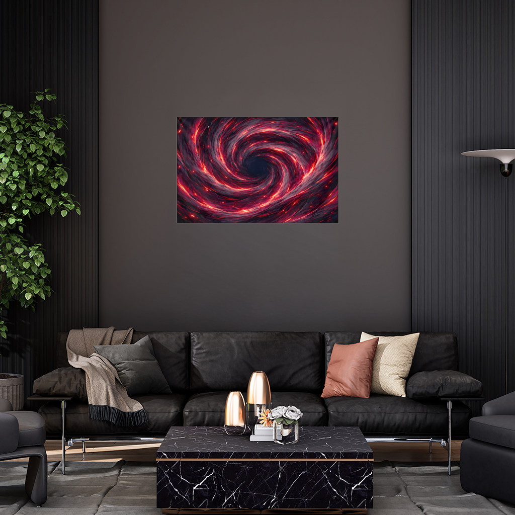 Uchiha Brothers Eternal Black Flames of Amaterasu Wall Tapestry