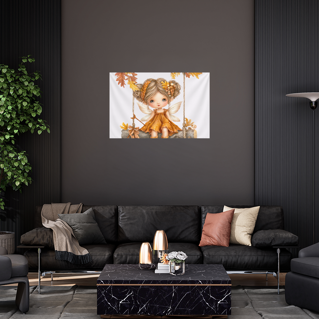 Sevimli Sonbahar Orman Perisi Duvar Örtüsü