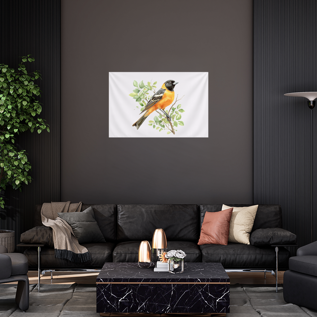 Baltimore Oriole on Branch 