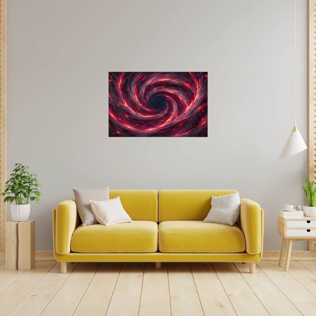 Uchiha Brothers Eternal Black Flames of Amaterasu Wall Tapestry