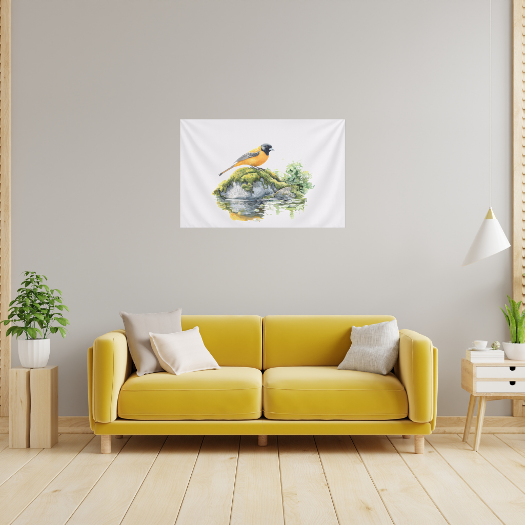 Orange Baltimore Oriole Bird 