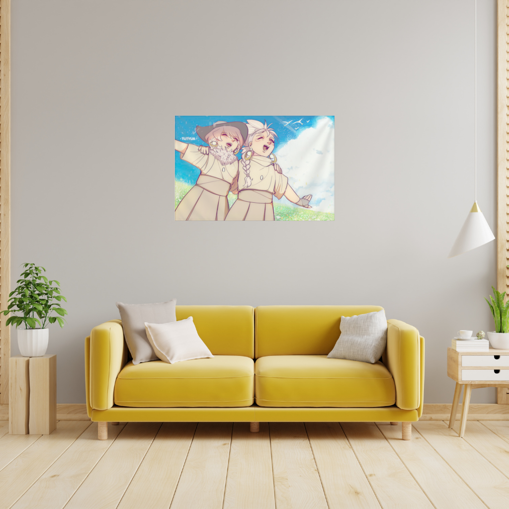 Sky Children of the Light Characters Wall Tapestry