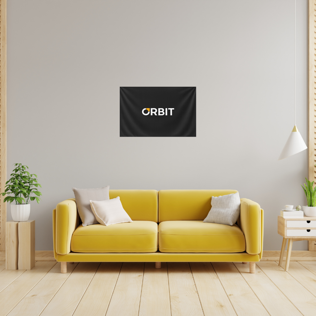 Orbit Logo Duvar Örtüsü