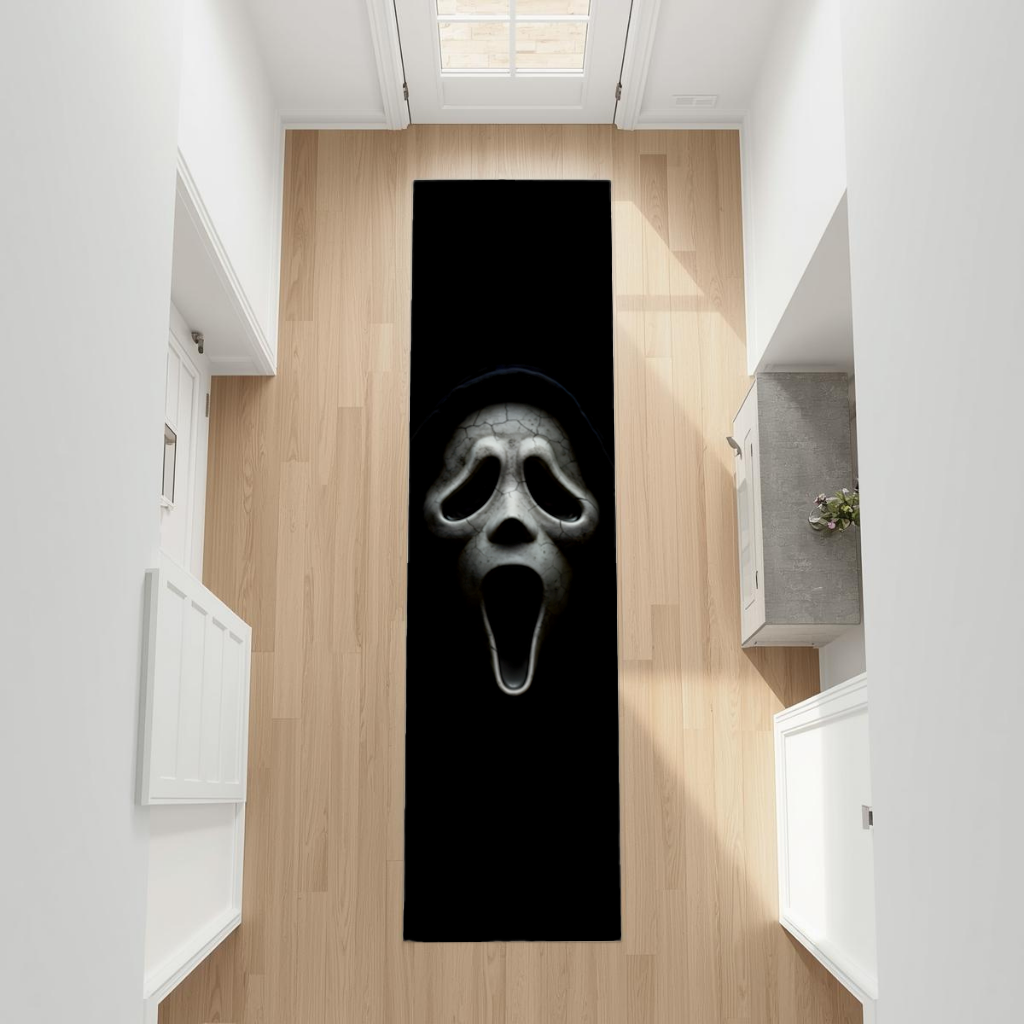 Ghostface The Scream from the Shadows Hallway & Entryway Rug