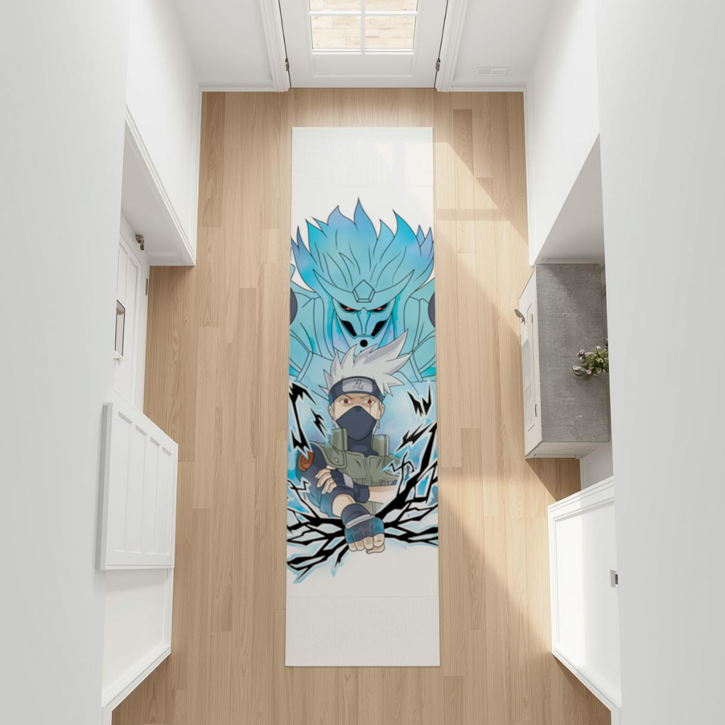 Kakashi Hatake  The Copy Ninja of the Leaf Hallway & Entryway Rug