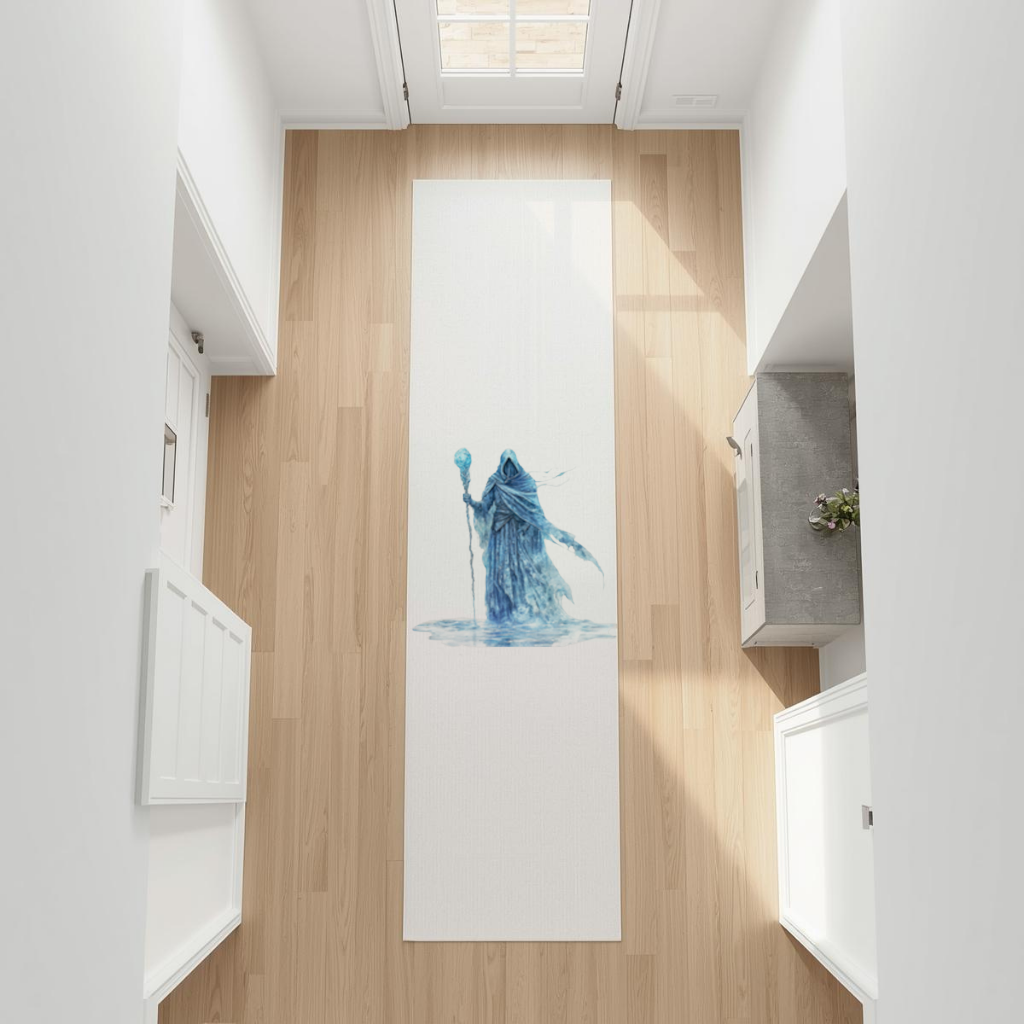 Mavi Buz Büyücüsü Kristal Asalı Karakter Antre ve Koridor Halısı