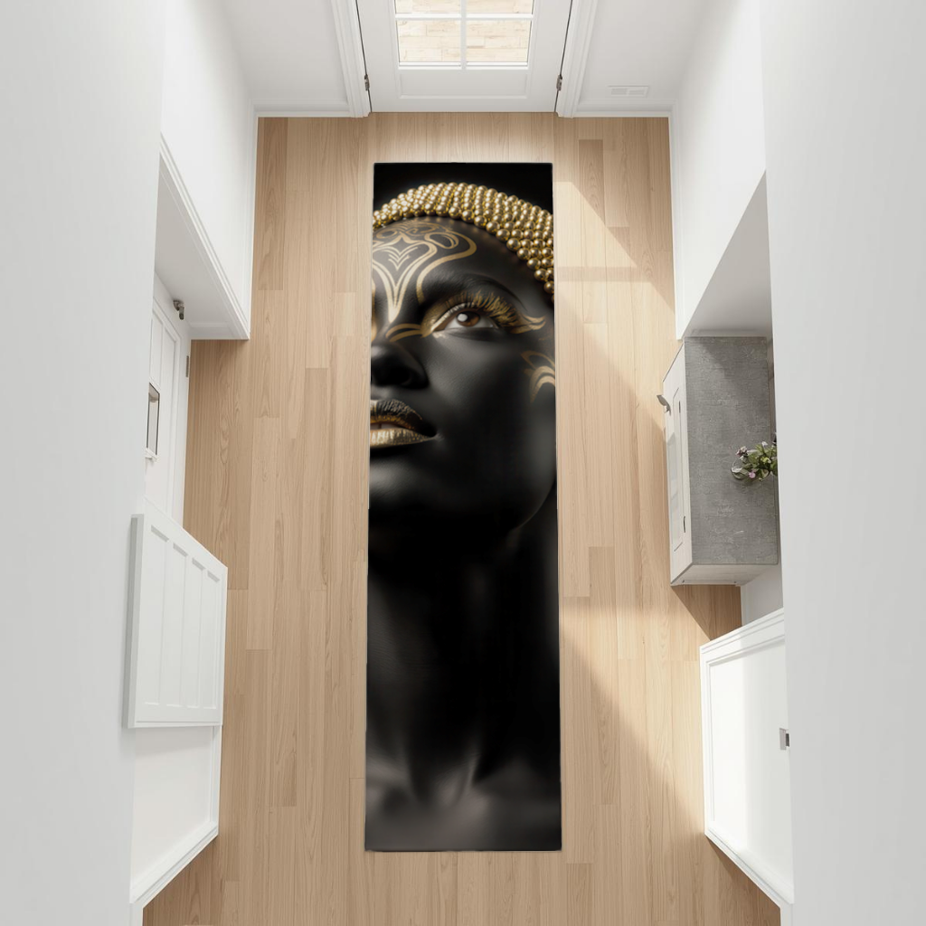 Gold Afrofuturistic Black Woman 